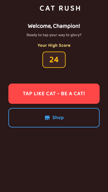Cat Rush Screenshot 1